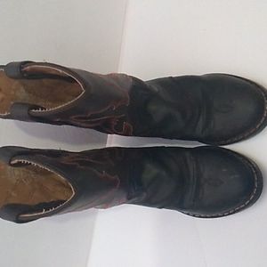 Smoky Mountain lil boy Brown cowboy boots size 1